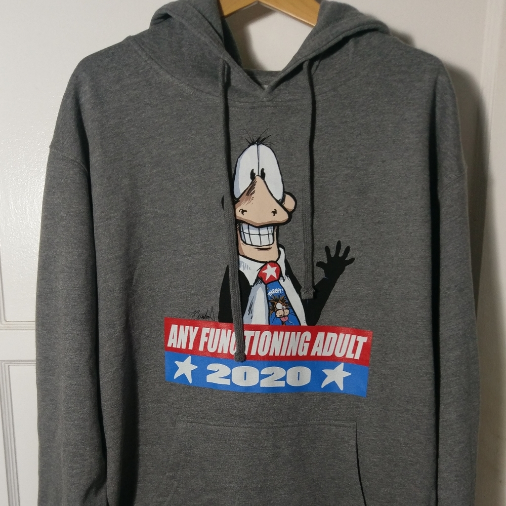 Berkley Breathed Any Functioning Adult Sweater New